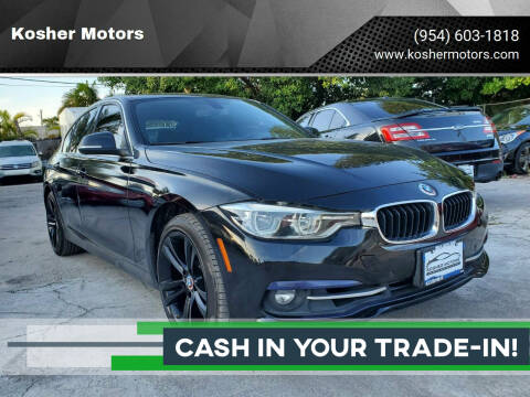 2018 BMW 3 Series for sale at Kosher Motors in Hollywood FL