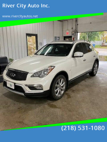 2017 Infiniti QX50 for sale at River City Auto Inc. in Fergus Falls MN