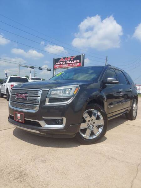 2015 GMC Acadia for sale at AMT AUTO SALES LLC in Houston TX