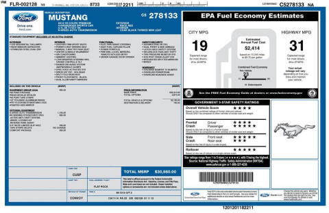 2012 Ford Mustang V6 Premium