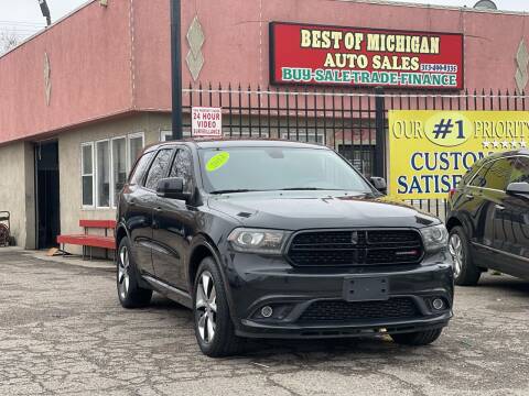 2014 Dodge Durango for sale at Best of Michigan Auto Sales in Detroit MI