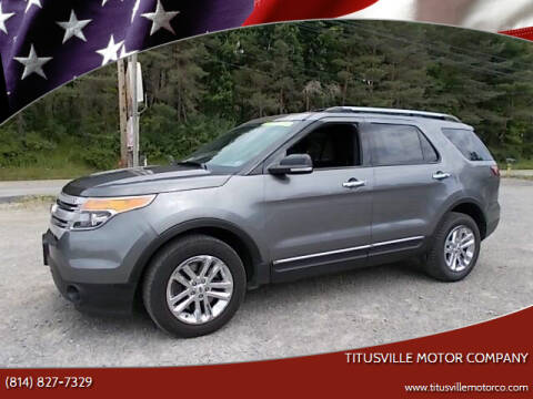 2014 Ford Explorer for sale at Titusville Motor Company in Titusville PA