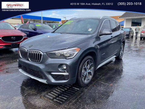 2017 BMW X1 for sale at Navarro Auto Motors in Hialeah FL
