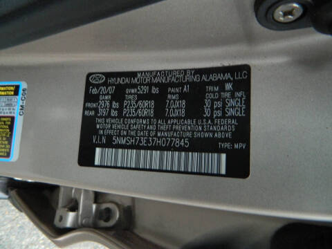 2007 Hyundai Santa Fe SE