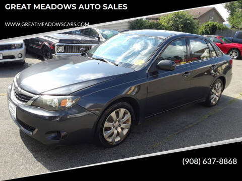 2009 Subaru Impreza for sale at GREAT MEADOWS AUTO SALES in Great Meadows NJ