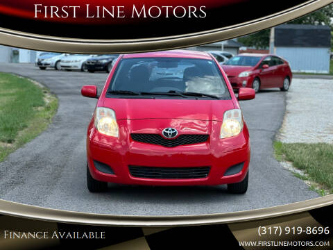 2009 Toyota Yaris for sale at First Line Motors in Brownsburg IN