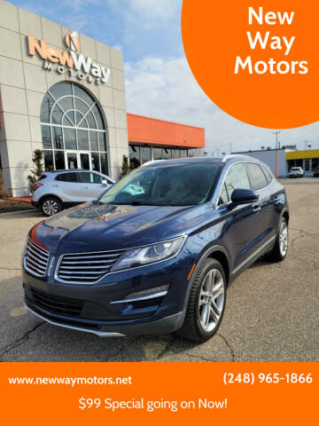 2017 Lincoln MKC for sale at New Way Motors in Ferndale MI