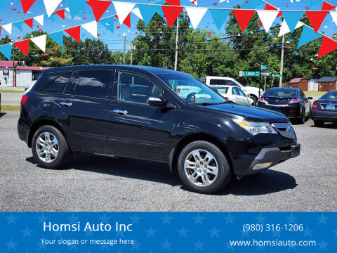 2007 Acura MDX for sale at Homsi Auto Inc in Kannapolis NC