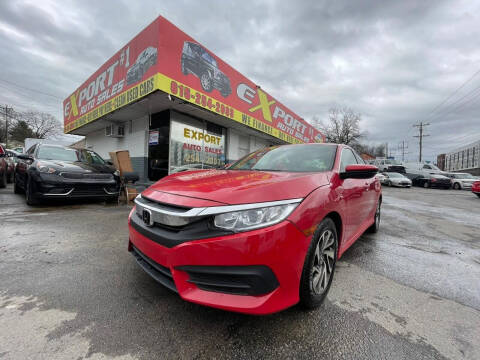 2016 Honda Civic for sale at EXPORT AUTO SALES, INC. in Nashville TN