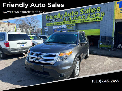 2015 Ford Explorer for sale at Friendly Auto Sales in Detroit MI