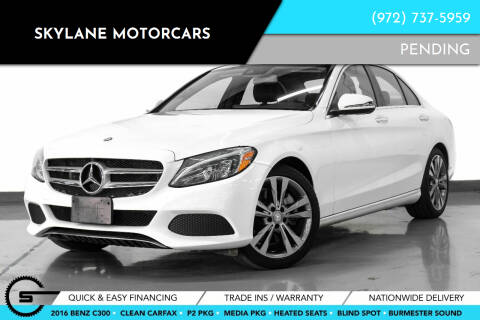2016 Mercedes-Benz C-Class for sale at Skylane Motorcars in Carrollton TX