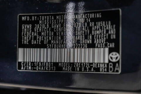 2015 Toyota Corolla LE