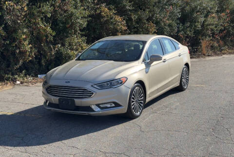 2017 Ford Fusion for sale at Byrds Auto Sales in Marion NC