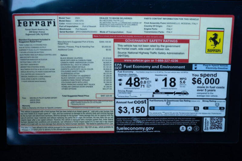 2024 Ferrari 296 GTS