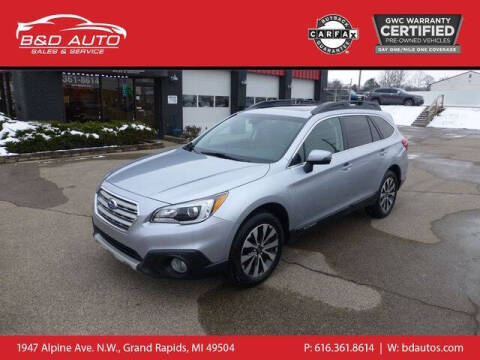 2016 Subaru Outback for sale at B&D Auto Sales Inc in Grand Rapids MI