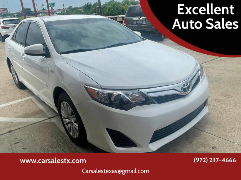 2014 Toyota Camry Hybrid for sale at Excellent Auto Sales in Grand Prairie TX