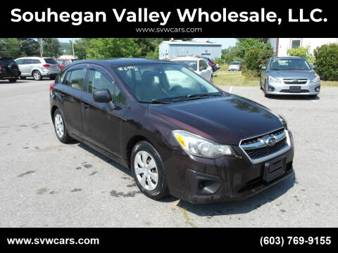 2013 Subaru Impreza for sale at Souhegan Valley Wholesale, LLC. in Milford NH