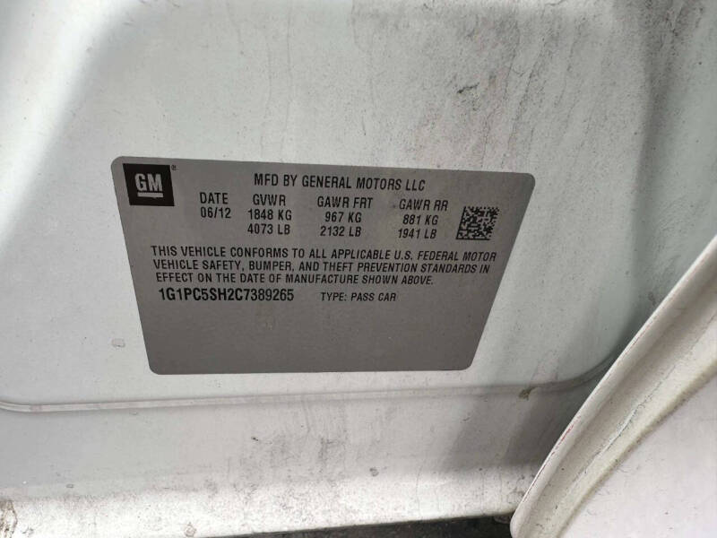 2012 Chevrolet Cruze LS