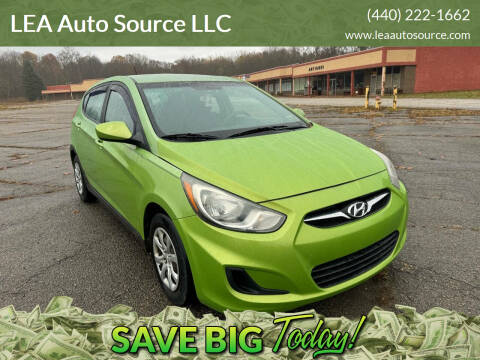 2012 Hyundai Accent for sale at LEA Auto Source LLC in Ashtabula OH