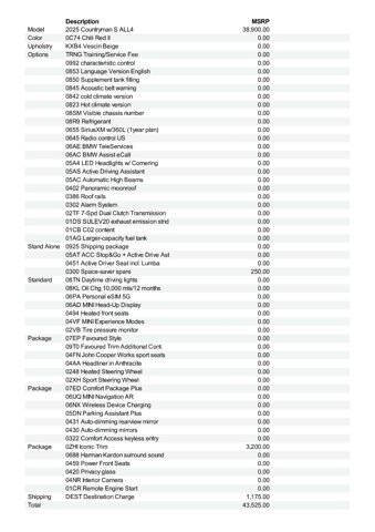 2025 MINI Countryman Cooper S ALL4