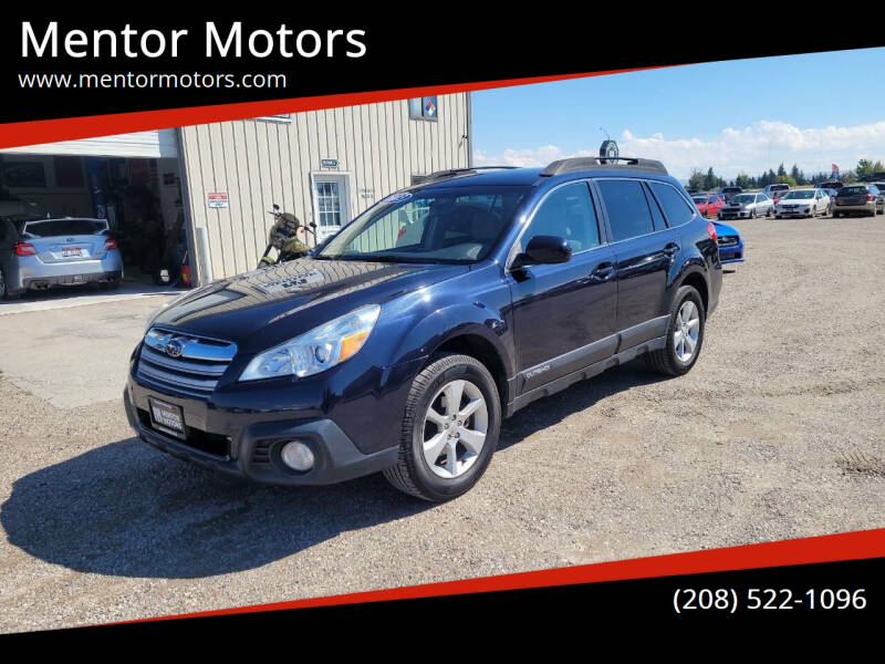 2013 Subaru Outback for sale at Mentor Motors in Idaho Falls ID