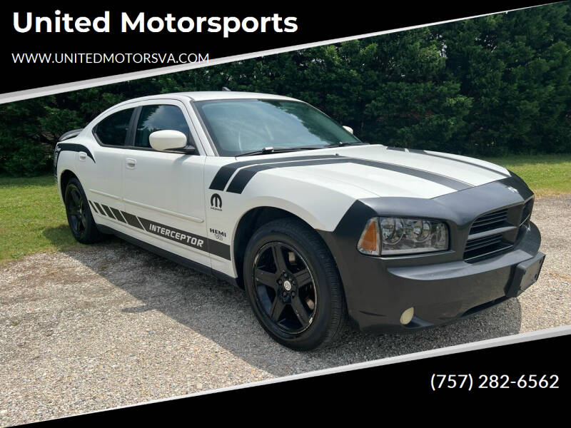 2009 Dodge Charger for sale at United Motorsports in Virginia Beach VA