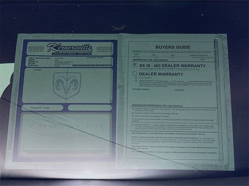 2021 RAM 2500 Big Horn