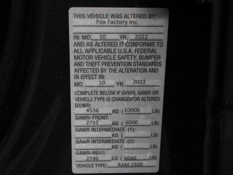 2022 RAM 2500 Laramie