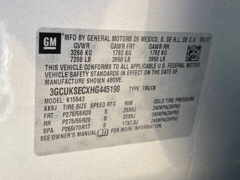 2017 Chevrolet Silverado 1500