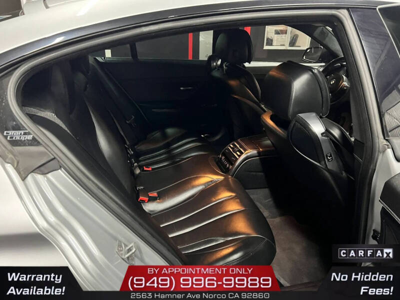 2016 BMW 6 Series 650i Gran Coupe