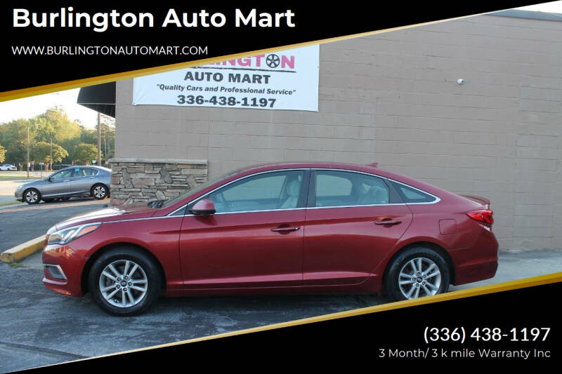 2016 Hyundai Sonata for sale at Burlington Auto Mart in Burlington NC