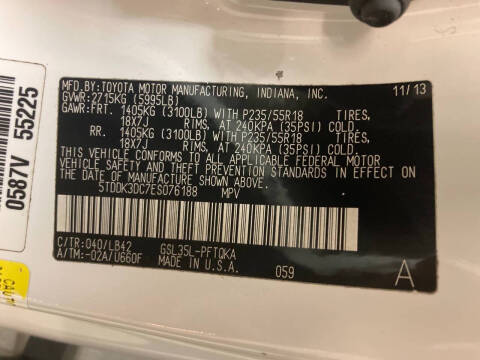 2014 Toyota Sienna XLE 7-Passenger