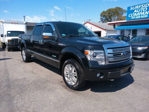 2013 Ford F-150 for sale at Surfside Auto Company in Norfolk VA