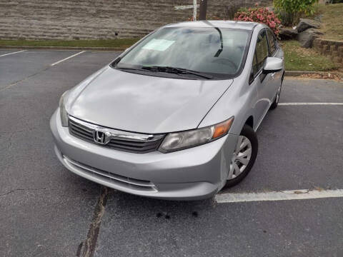 2012 Honda Civic for sale at QG Autos in Atlanta GA