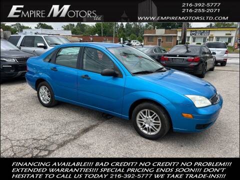2007 Ford Focus for sale at Empire Motors LTD in Cleveland OH