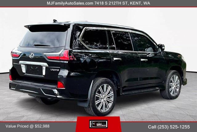 2016 Lexus LX 570 for sale at MJ FAMILY AUTO SALES in Kent, WA