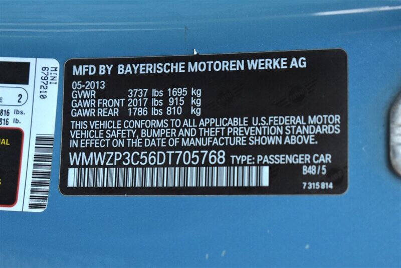 2013 MINI Convertible Cooper S