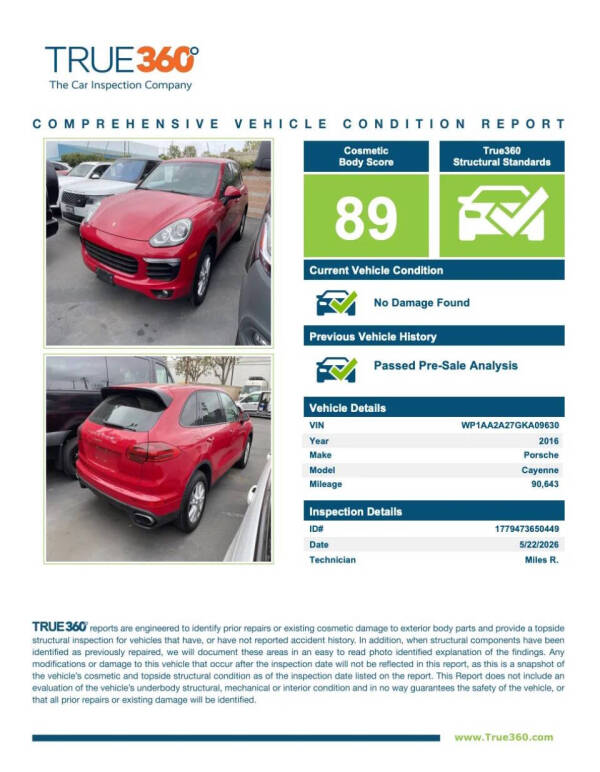 2016 Porsche Cayenne