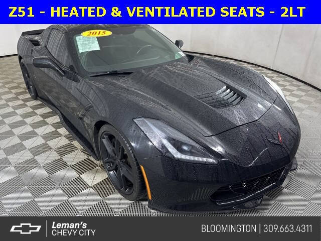 2015 Chevrolet Corvette for sale at Leman's Chevy City in Bloomington IL