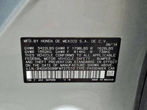 2015 Honda Fit EX