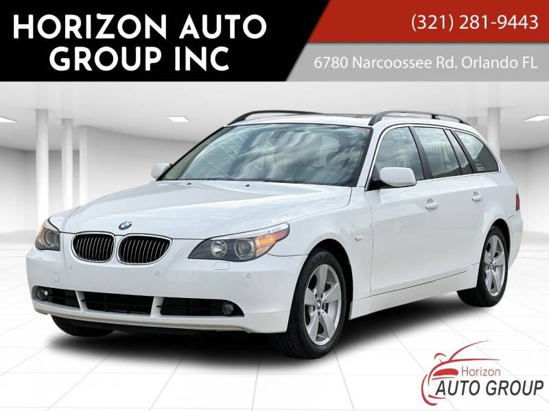 2007 BMW 5 Series for sale at HORIZON AUTO GROUP INC in Orlando FL