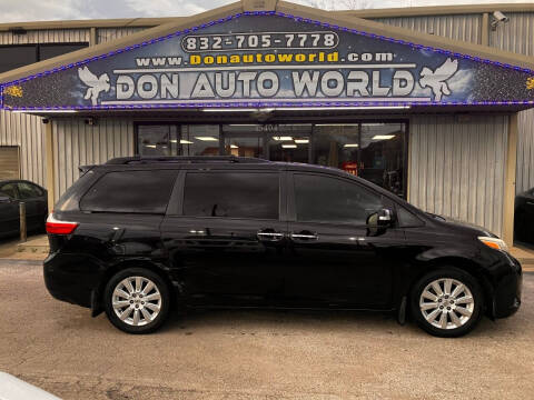 2015 Toyota Sienna for sale at Don Auto World in Houston TX
