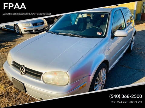 2005 Volkswagen GTI for sale at FPAA in Fredericksburg VA