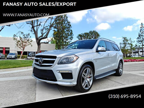 2015 Mercedes-Benz GL-Class for sale at FANASY AUTO SALES/EXPORT in Yorba Linda CA