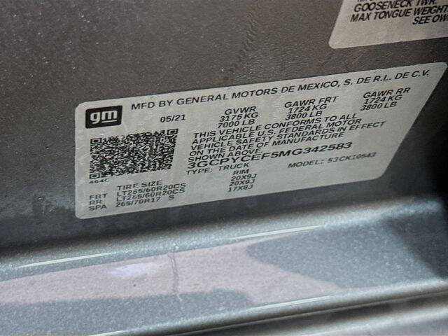 2021 Chevrolet Silverado 1500