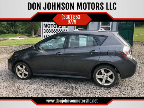 2009 Pontiac Vibe for sale at DON JOHNSON MOTORS LLC in Lisbon OH