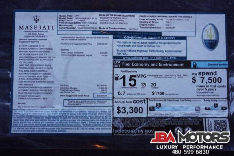 2016 Maserati GranTurismo
