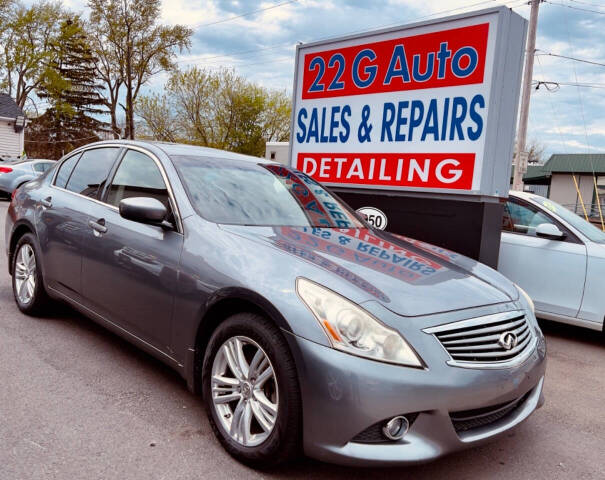 2011 INFINITI G25 Sedan for sale at 22 G Auto Sales in Schenectady, NY