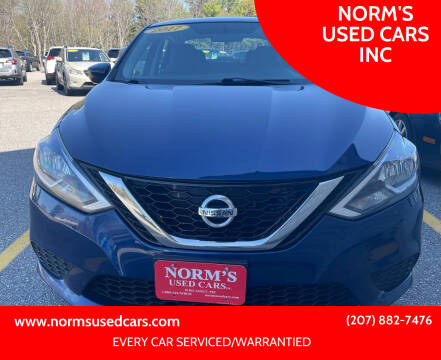 2017 Nissan Sentra for sale at NORM'S USED CARS INC in Wiscasset ME