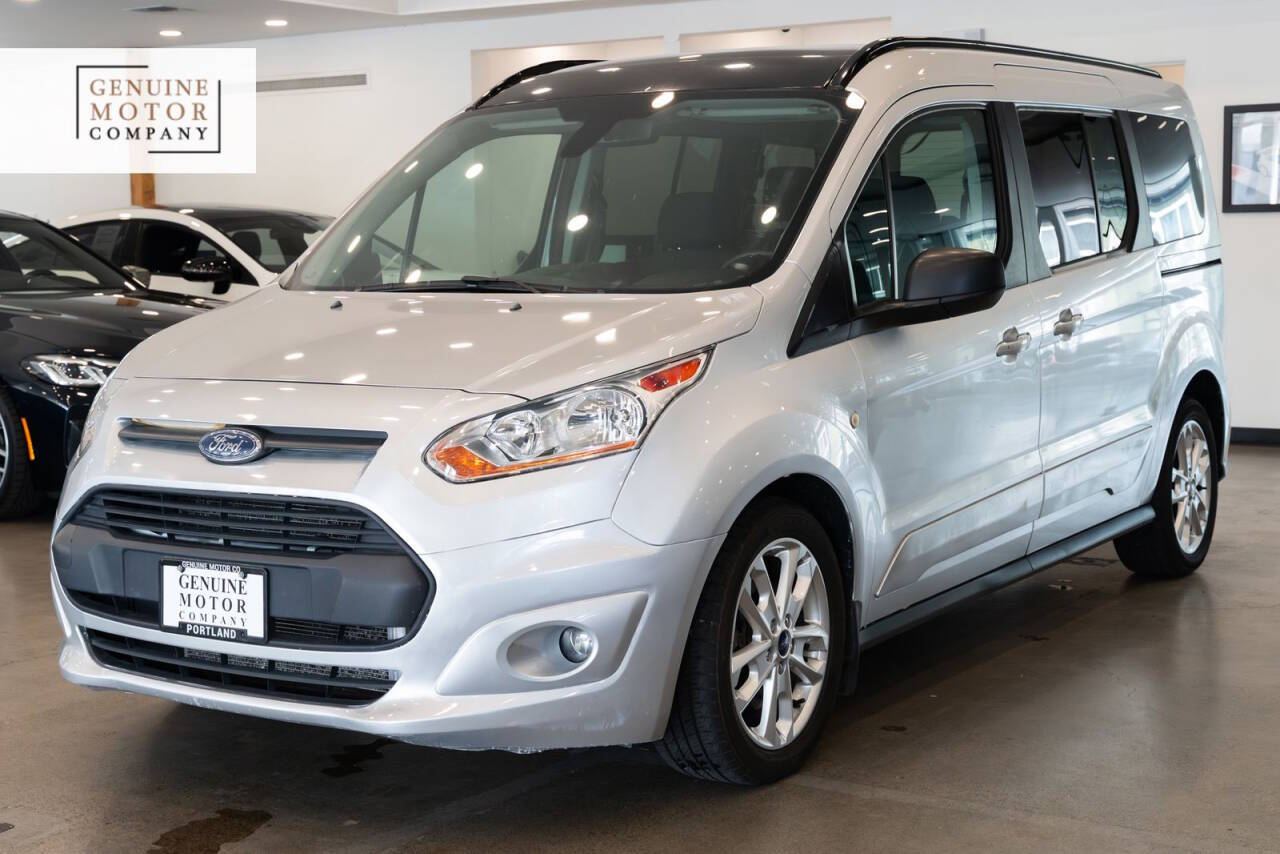Silver 2017 Ford Transit Connect XLT XLT 4dr LWB Mini-Van w/Rear Liftgate 1